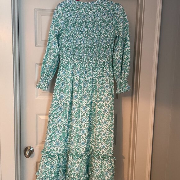 Tuckernuck Blue and White Maxi Dress - Picture 2 of 3